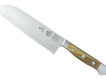 G&Uuml;DE Santoku Alpha Olive 18cm